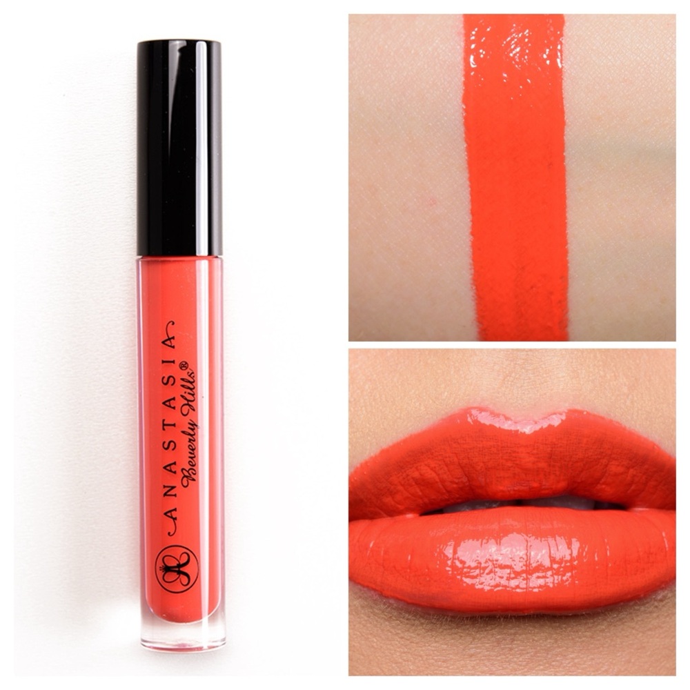 Anastasia Beverly Hills Lip Gloss in FLAME 0.16oz Full Size NWOB
